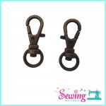 RING - EIGHT SHAPE-METAL-1CM(BRONZE) (2PC)